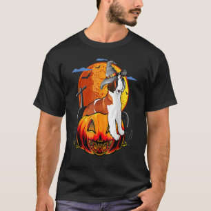 Camiseta Feliz Halloween Saint Bernard Perro Halloween