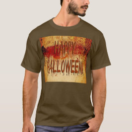 Camiseta Feliz Halloween Sangre manchada de los hombres de
