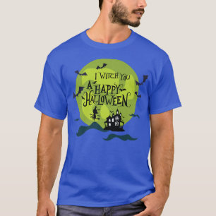 Camiseta Feliz Halloween Scary Witch Haunty House Premium