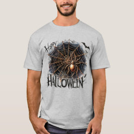 Camiseta Feliz Halloween Spider Web