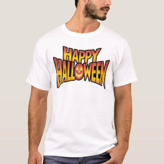 Camiseta Feliz Halloween Spookkin Pumpkin Diseño de texto