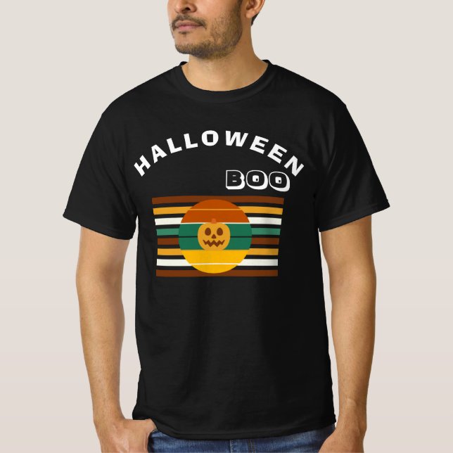 Camiseta Feliz Halloween Spooky Unisex (Anverso)