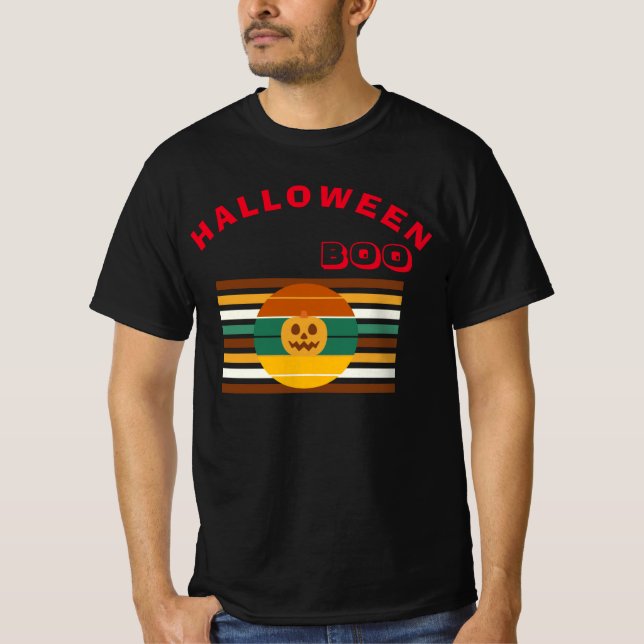 Camiseta Feliz Halloween Spooky Unisex (Anverso)