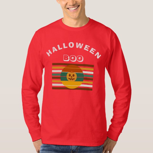 Camiseta Feliz Halloween Spooky Unisex (Anverso)