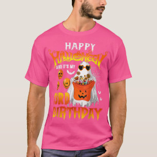 Camiseta Feliz Halloween Y Sí Es Mi Octob De 13 Años
