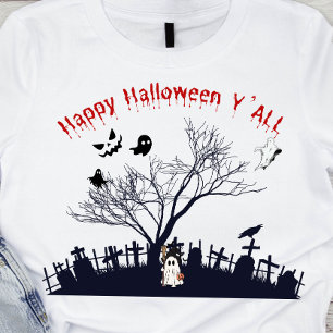 Camiseta Feliz Halloween Y'all