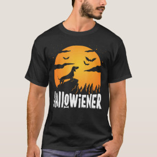 Camiseta Feliz Hallowiener Dachshund Halloween Weiner Dog