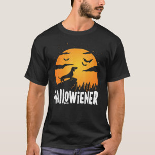 Camiseta Feliz Hallowiener Dachshund Halloween Weiner Dog