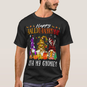 Camiseta Feliz Hallowthanksmas con mis nómadas Graciosa Cui