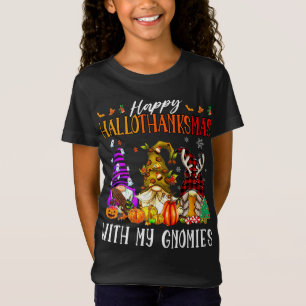 Camiseta Feliz Hallowthanksmas con mis nómadas Graciosa Cui