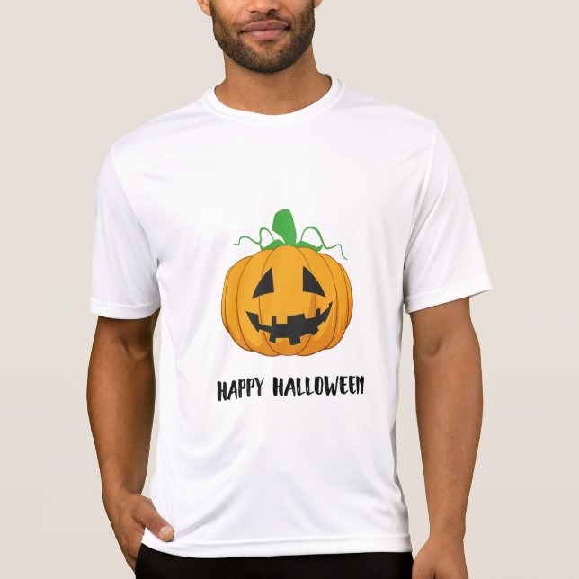 Camiseta feliz haloween lindo (Anverso)