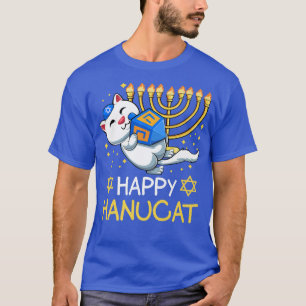 Camiseta Feliz Hanucat Ugly Hanukkah Jewish Chanukka Cute C