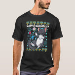 Camiseta Feliz Hanukcat Hanukkah Cat Chanukah Jewish Cat Me<br><div class="desc">Feliz Gato Hanukcat Hanukkah Gato Judío Chanukah Menorah Niños.</div>