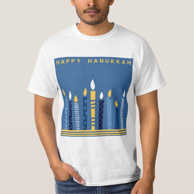 Camiseta Feliz Hanukkah (Anverso)