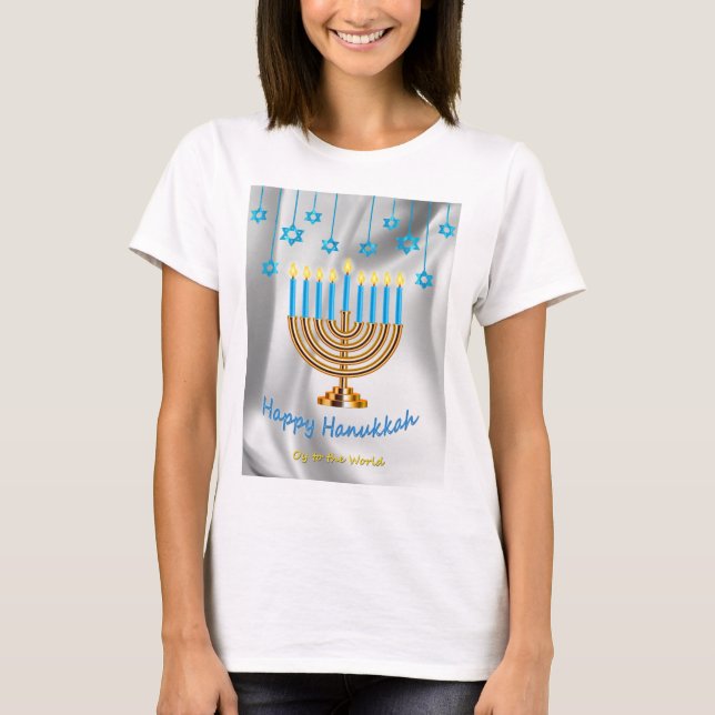Camiseta Feliz Hanukkah (Anverso)