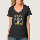 Camiseta Feliz Hanukkah<br><div class="desc">Feliz hanukkah</div>