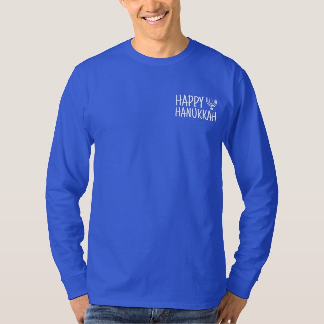 Camiseta Feliz Hanukkah (Anverso)