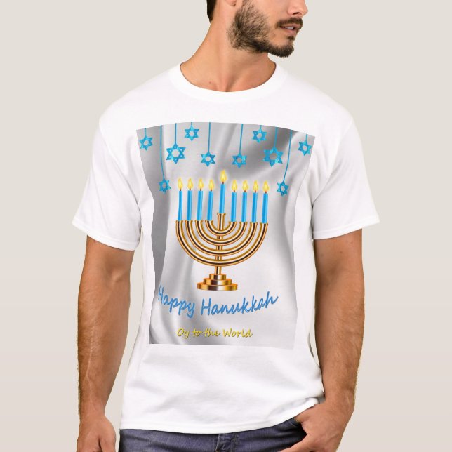 Camiseta Feliz Hanukkah (Anverso)