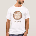 Camiseta Feliz Hanukkah Chanukah Jelly Donut Doughnut Tee<br><div class="desc">Cuenta con un ilustracion original de un donut de gelatina con azúcar en polvo. ¡Perfecto para Hanukkah!</div>
