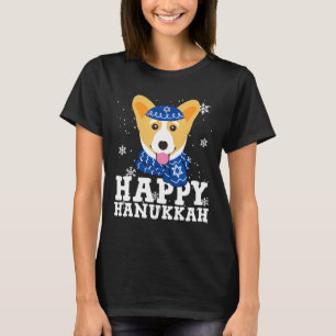 Camiseta Feliz Hanukkah Corgi Perro Vacaciones Horrible Sué