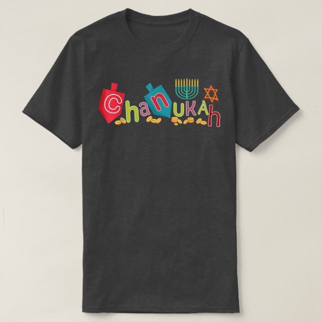 Camiseta Feliz Hanukkah Diamante de imitación Chanukah Meno (Diseño del anverso)