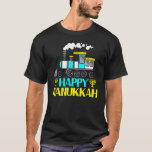 Camiseta Feliz Hanukkah Guay Menorah Chanukah Jewish Holida<br><div class="desc">Feliz tren feriado judío Hanukkah Guay Menorah Chanukah.</div>