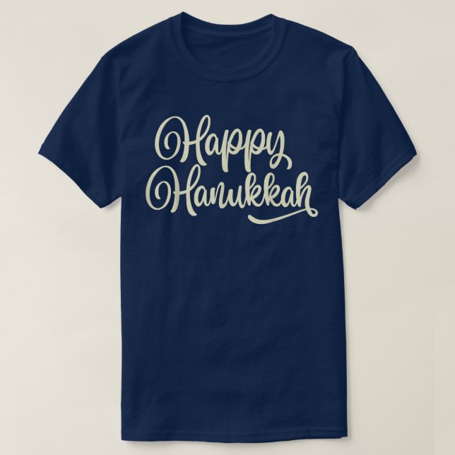 Camiseta Feliz Hanukkah Holiday Chag Sameach (Diseño del anverso)