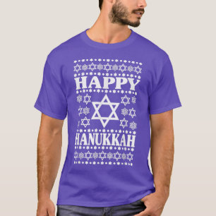 Camiseta Feliz Hanukkah Hombres Mujeres Niños, Estrella Jud