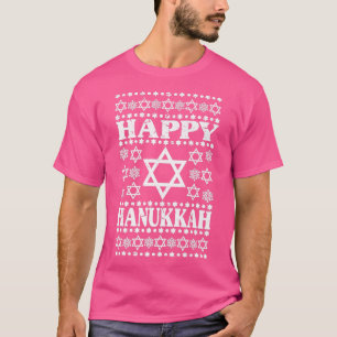 Camiseta Feliz Hanukkah Hombres Mujeres Niños Estrellas de 