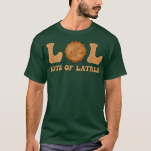 Camiseta Feliz Hanukkah Lol Mucha Latkes Latke Lover Latk