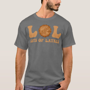 Camiseta Feliz Hanukkah Lol Mucha Latkes Latke Lover Latk