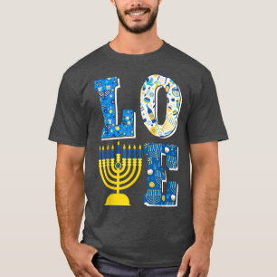 Camiseta Feliz Hanukkah Love Chanukah 2021 Menorah Matching