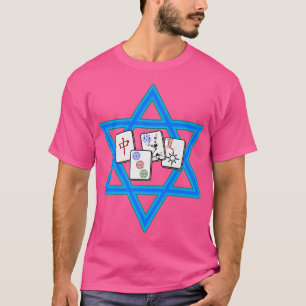Camiseta Feliz Hanukkah Mah Jong TilesFun Chanukka Mah Jong