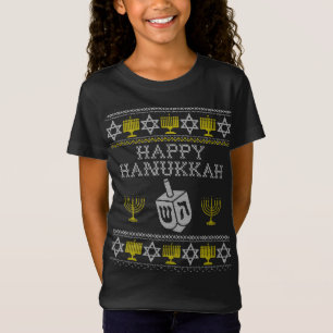 Camiseta Feliz Hanukkah Malísimo dulce Chanukah Cristo judí