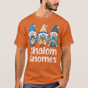 Camiseta Feliz Hanukkah Shalom Gnomes Hanukkah Feriada Judí