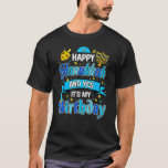 Camiseta Feliz Hanukkah y sí, es mi cumpleaños Menora<br><div class="desc">Feliz Hanukkah y sí,  es mi cumpleaños,  Menorah Chanukah 1.</div>