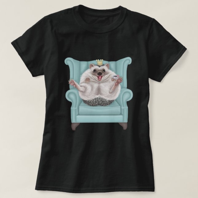 Camiseta Feliz Hedgehog (Diseño del anverso)