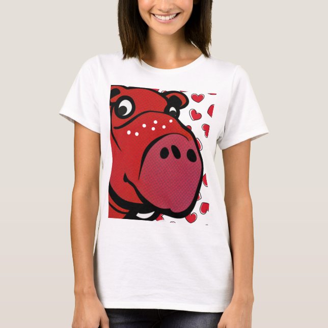 Camiseta Feliz Hippo (Anverso)