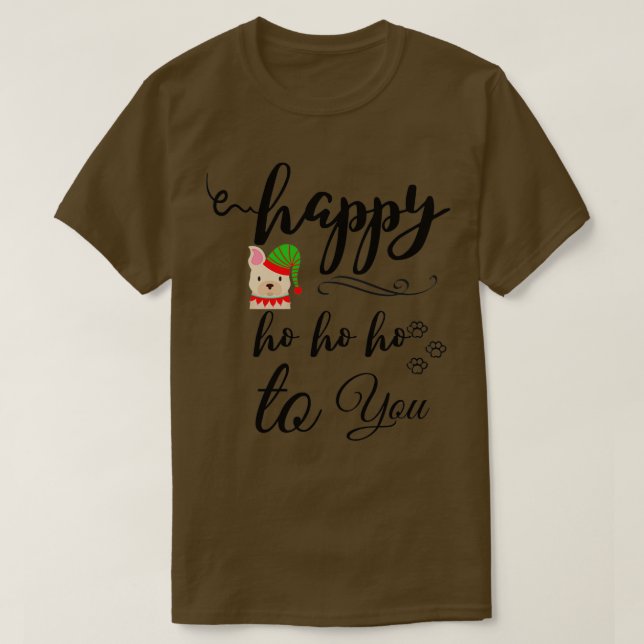 Camiseta Feliz Ho Ho Ho Ho Para Ti (Diseño del anverso)