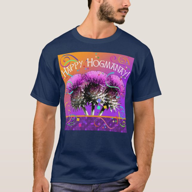Camiseta ¡Feliz Hogmanay! (Anverso)