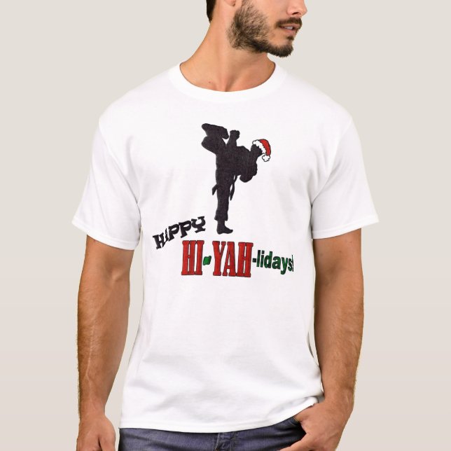 Camiseta Feliz Hola-Yah-Lidays (Anverso)