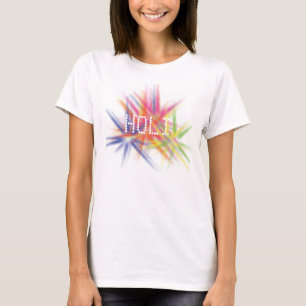 Camiseta Feliz Holi, festival de colores, holi hai