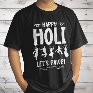 Camiseta Feliz Holi, vamos a traer regalos del Festival Hin