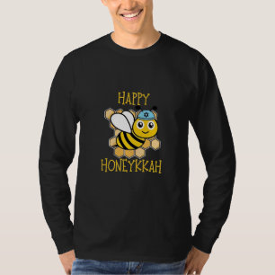 Camiseta Feliz Honeykkah Honey Bee Hanukkah Jewish