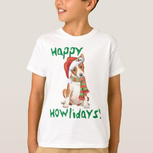 Camiseta Feliz Howlidays Basenji T-Shirt