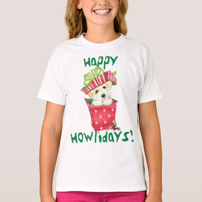 Camiseta Feliz Howlidays Coton T-Shirt (Anverso)