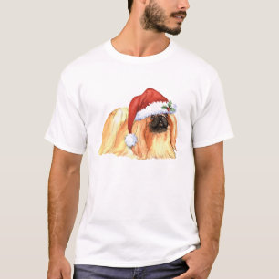 Camiseta Feliz Howlidays Pekingese