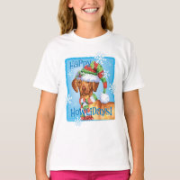 Feliz Howlidays Vizsla T-Shirt