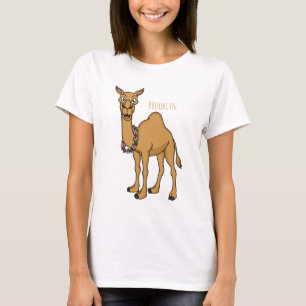 Camiseta Feliz ilustracion de personalizado de camello