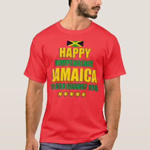 Camiseta Feliz Independencia Jamaica, 6 de agosto de 1962, 